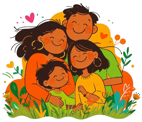 Família feliz